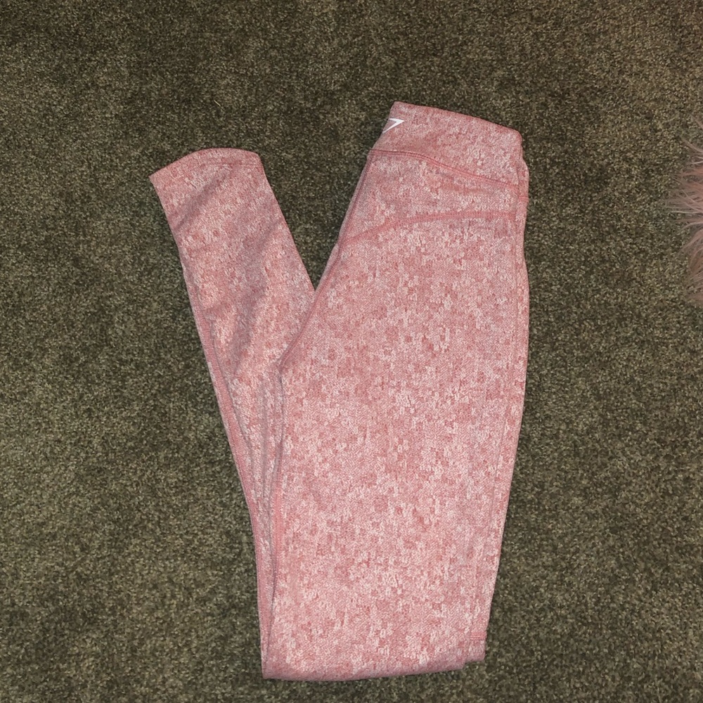 Fleur Textur leggings GYMSHARK